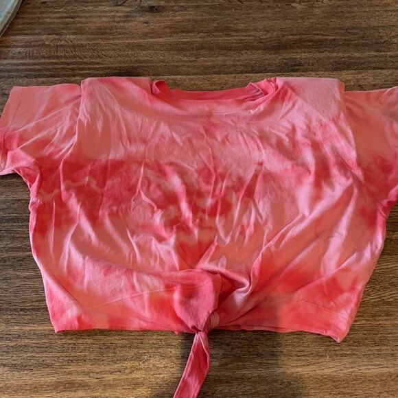 All Saints coni tie dye t-shirt red nwot - Picture 4 of 9